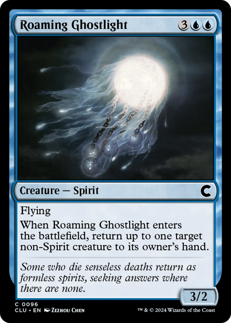 Roaming Ghostlight [Ravnica: Clue Edition] | Good Games Morley