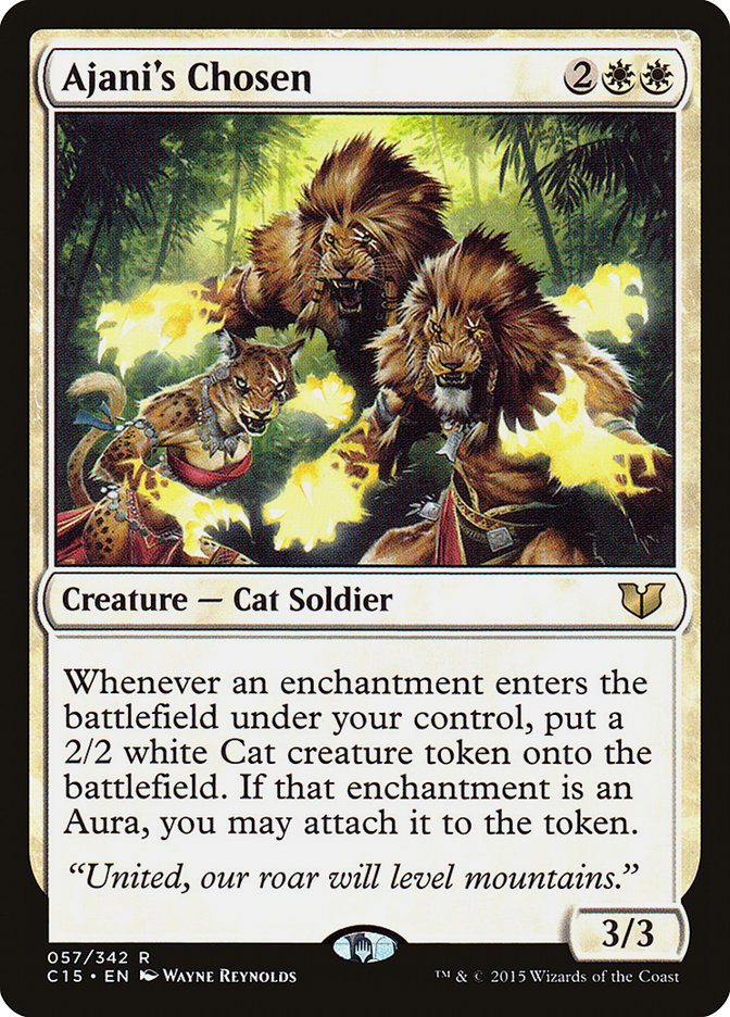 Ajani's Chosen [Commander 2015] | Good Games Morley