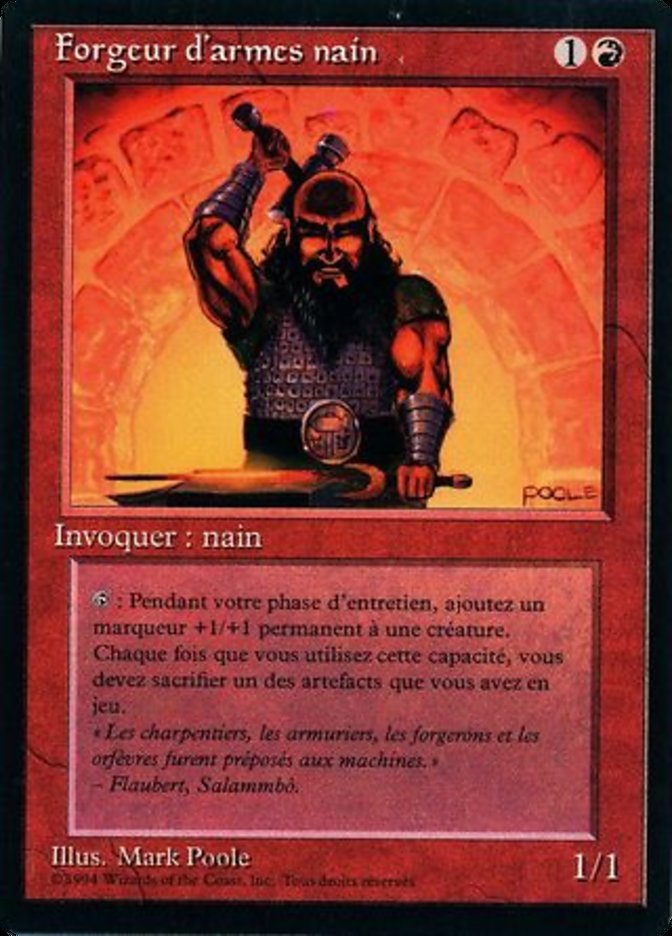 Dwarven Weaponsmith [Foreign Black Border] | Good Games Morley