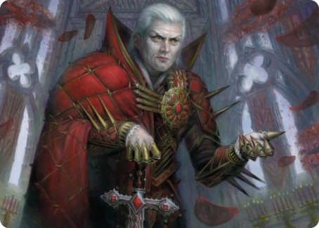 Edgar, Charmed Groom 1 Art Card [Innistrad: Crimson Vow Art Series] | Good Games Morley