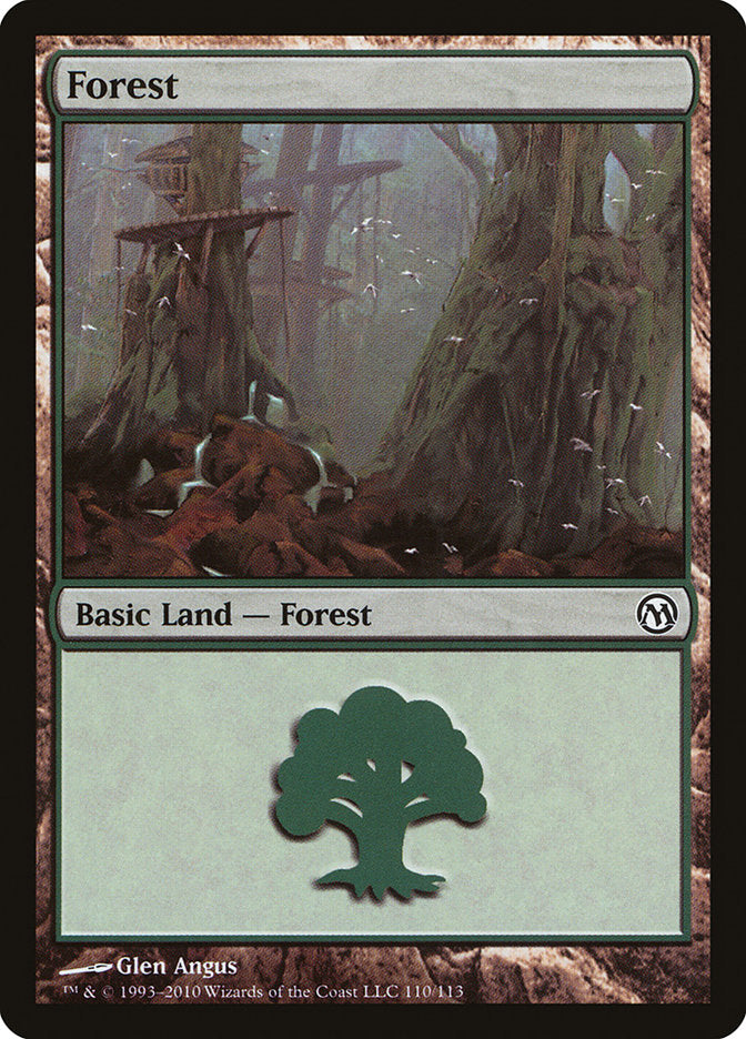 Forest (110) [Duels of the Planeswalkers] | Good Games Morley