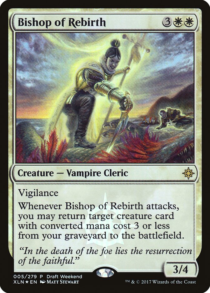 Bishop of Rebirth (Draft Weekend) [Ixalan Promos] | Good Games Morley
