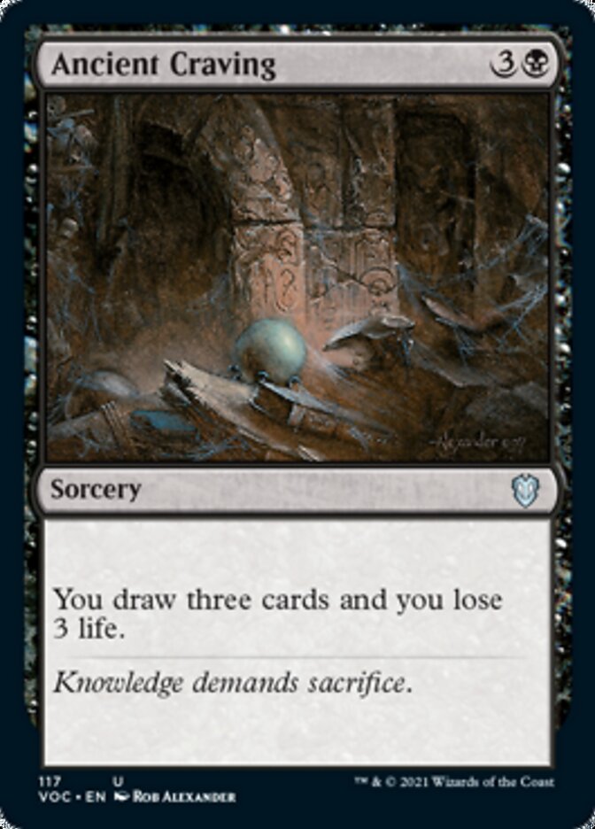 Ancient Craving [Innistrad: Crimson Vow Commander] | Good Games Morley