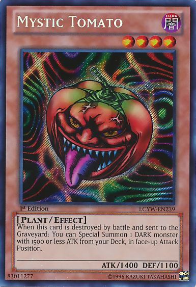 Mystic Tomato [LCYW-EN239] Secret Rare | Good Games Morley