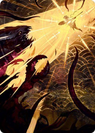 Defiant Strike Art Card [Strixhaven: School of Mages Art Series] | Good Games Morley