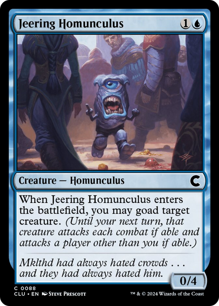 Jeering Homunculus [Ravnica: Clue Edition] | Good Games Morley