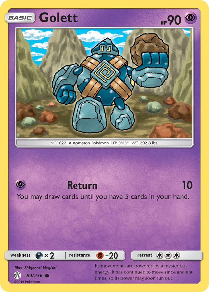 Golett (89/236) [Sun & Moon: Cosmic Eclipse] | Good Games Morley