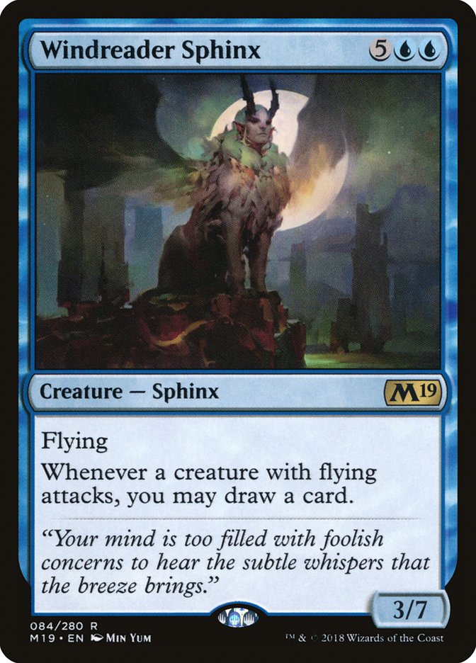 Windreader Sphinx [Core Set 2019] | Good Games Morley