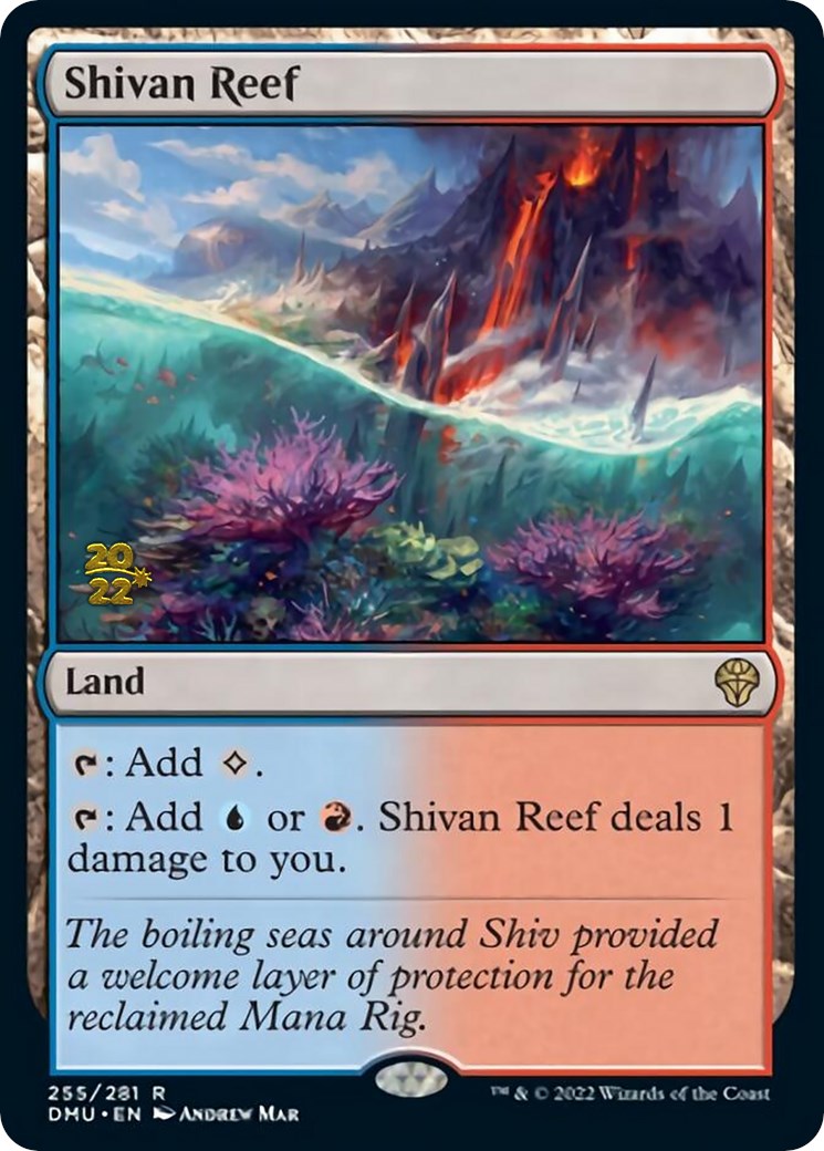 Shivan Reef [Dominaria United Prerelease Promos] | Good Games Morley