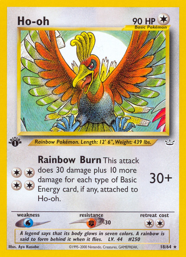 Ho-oh (18/64) [Neo Revelation 1st Edition] | Good Games Morley