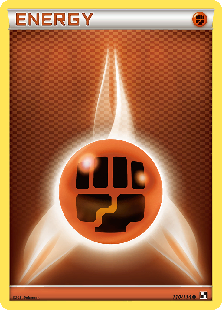 Fighting Energy (110/114) [Black & White: Base Set] | Good Games Morley