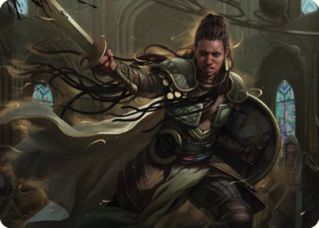 Shanna, Purifying Blade Art Card 1 [Dominaria United Art Series] | Good Games Morley
