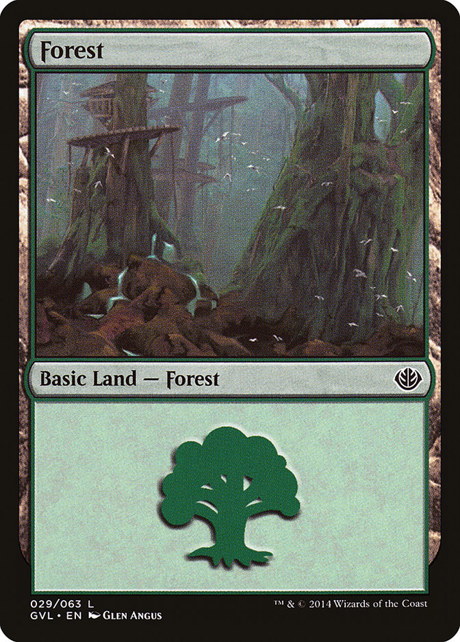 Forest (29) (Garruk vs. Liliana) [Duel Decks Anthology] | Good Games Morley