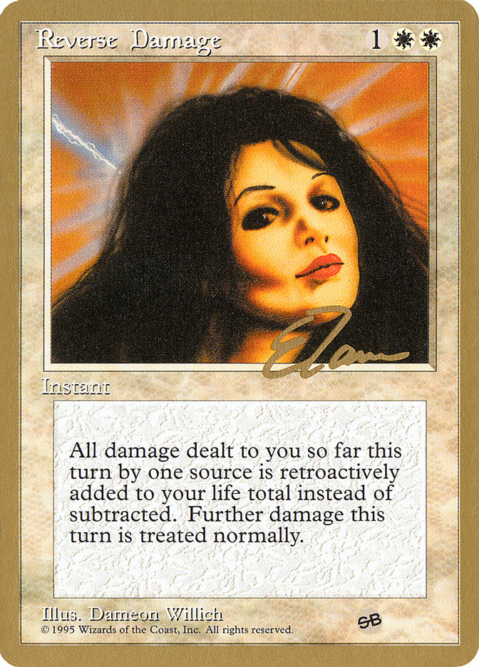 Reverse Damage (Eric Tam) (SB) [Pro Tour Collector Set] | Good Games Morley