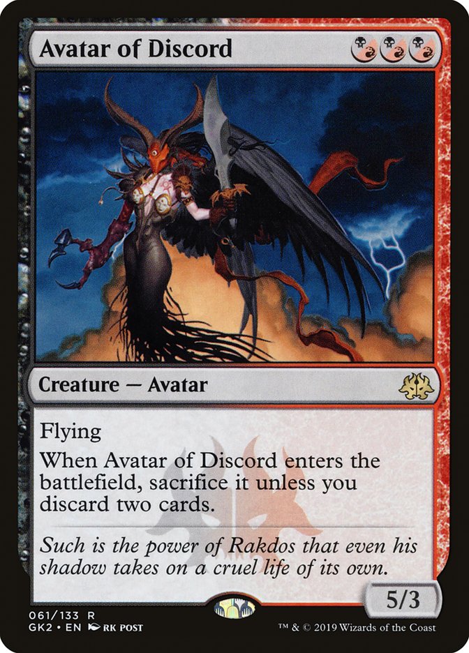 Avatar of Discord [Ravnica Allegiance Guild Kit] | Good Games Morley