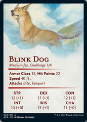 Blink Dog Art Card [Dungeons & Dragons: Adventures in the Forgotten Realms Art Series] | Good Games Morley