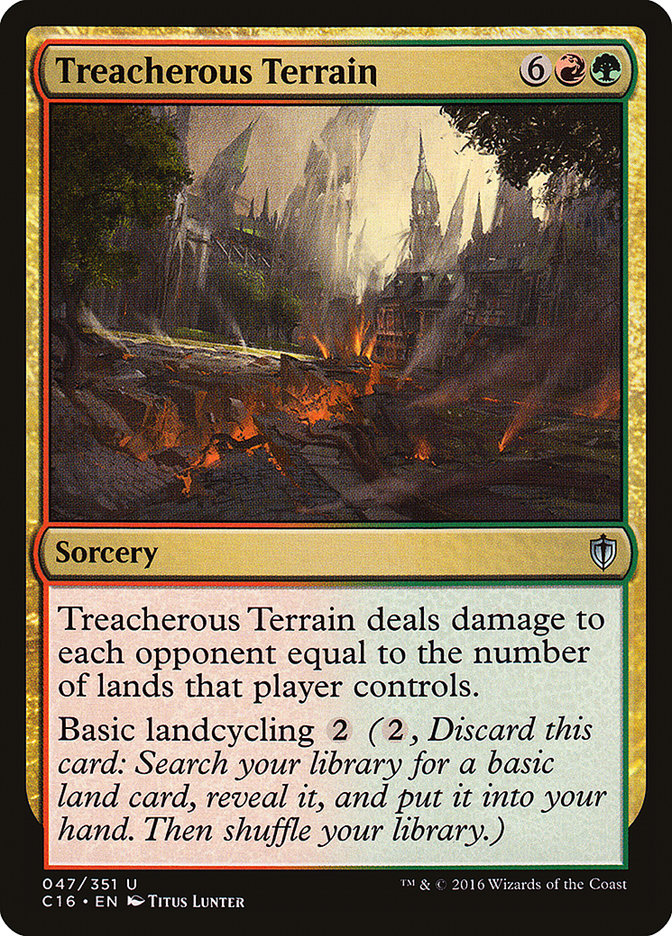 Treacherous Terrain [Commander 2016] | Good Games Morley