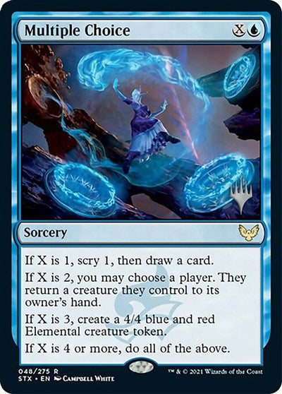 Multiple Choice (Promo Pack) [Strixhaven: School of Mages Promos] | Good Games Morley