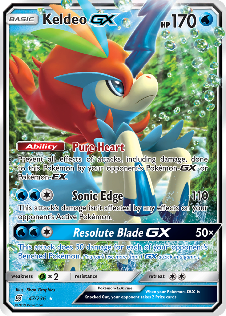 Keldeo GX (47/236) [Sun & Moon: Unified Minds] | Good Games Morley