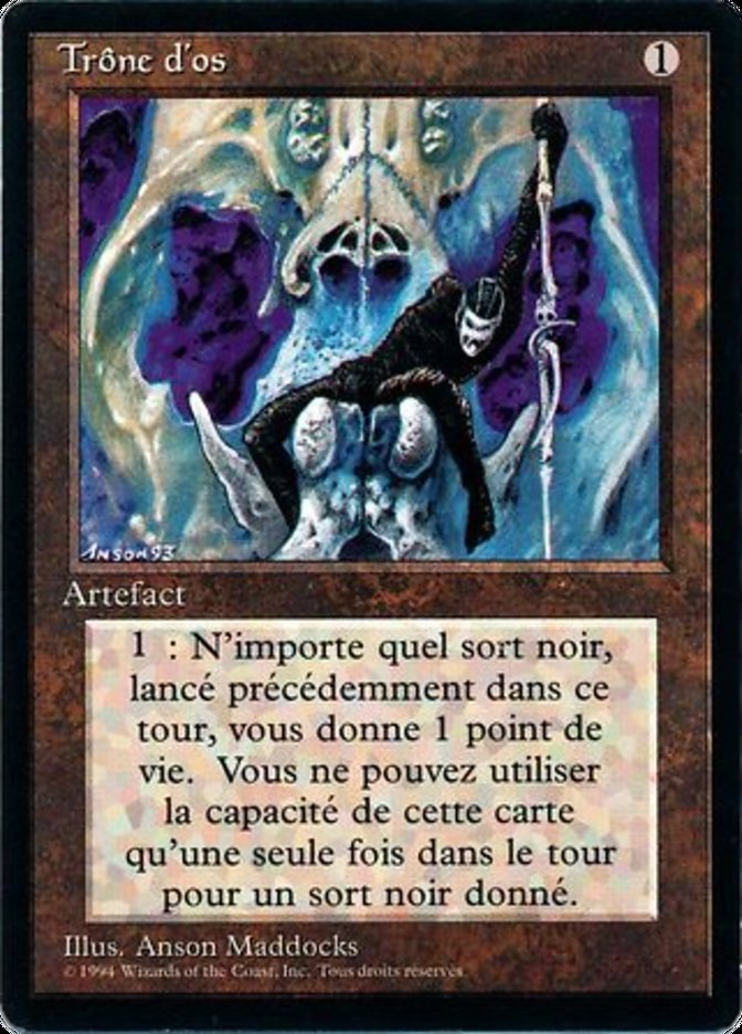 Throne of Bone [Foreign Black Border] | Good Games Morley