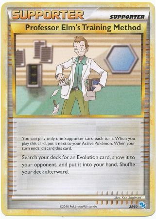 Professor Elm's Training Method (25/30) [HeartGold & SoulSilver: Trainer Kit - Gyarados] | Good Games Morley