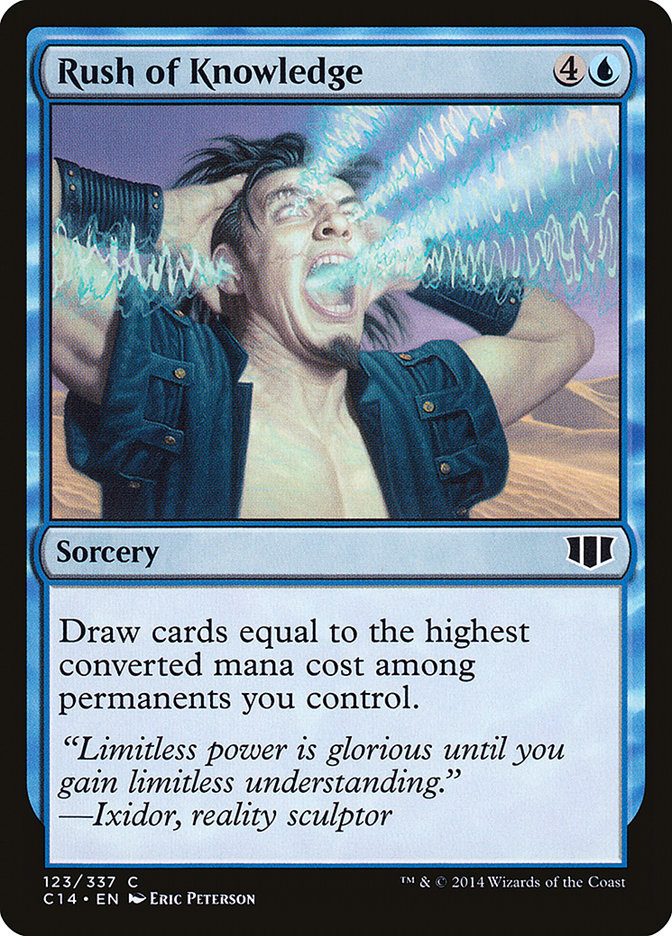 Rush of Knowledge [Commander 2014] | Good Games Morley