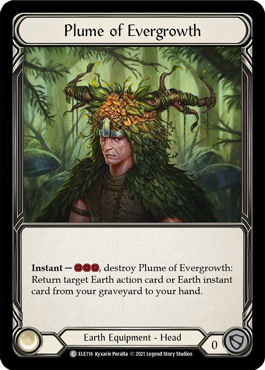 Plume of Evergrowth [ELE116] (Tales of Aria)  1st Edition Cold Foil | Good Games Morley