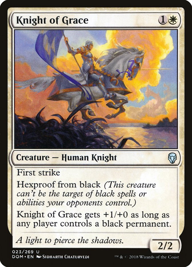 Knight of Grace [Dominaria] | Good Games Morley
