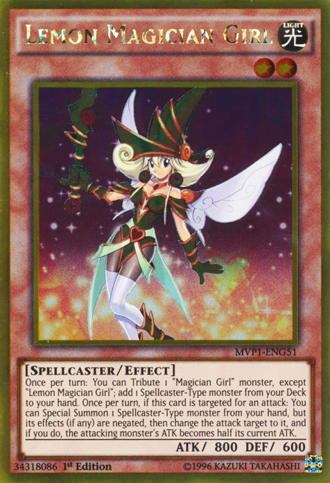Lemon Magician Girl [MVP1-ENG51] Gold Rare | Good Games Morley