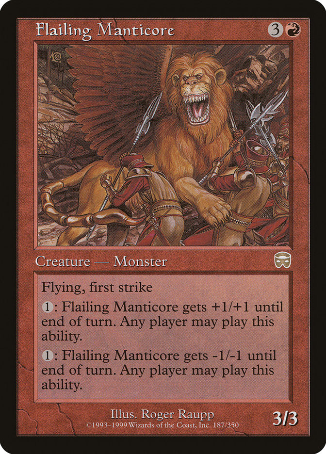 Flailing Manticore [Mercadian Masques] | Good Games Morley