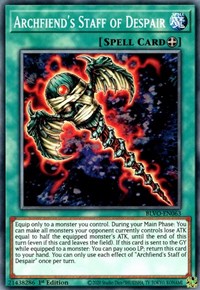 Archfiend's Staff of Despair [BLVO-EN063] Common | Good Games Morley