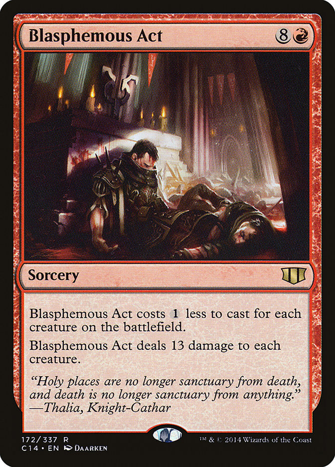 Blasphemous Act [Commander 2014] | Good Games Morley