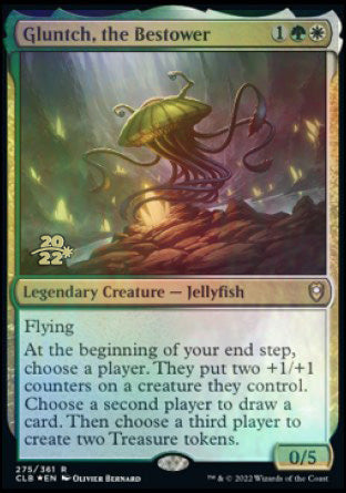 Gluntch, the Bestower [Commander Legends: Battle for Baldur's Gate Prerelease Promos] | Good Games Morley