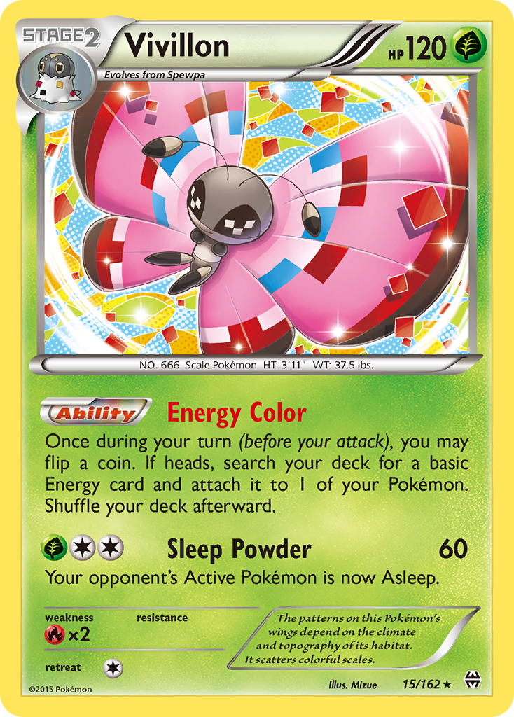 Vivillon (15/162) [XY: BREAKthrough] | Good Games Morley