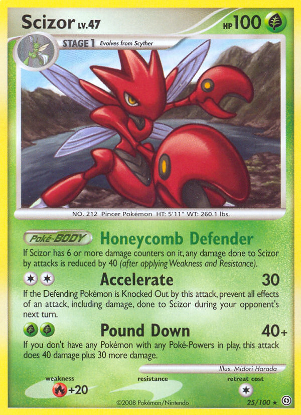 Scizor (25/100) [Diamond & Pearl: Stormfront] | Good Games Morley