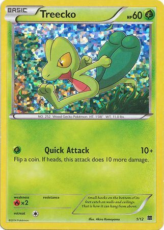 Treecko (1/12) [McDonald's Promos: 2015 Collection] | Good Games Morley