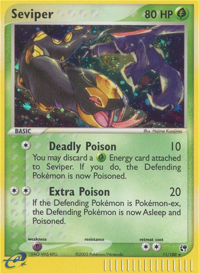 Seviper (11/100) [EX: Sandstorm] | Good Games Morley