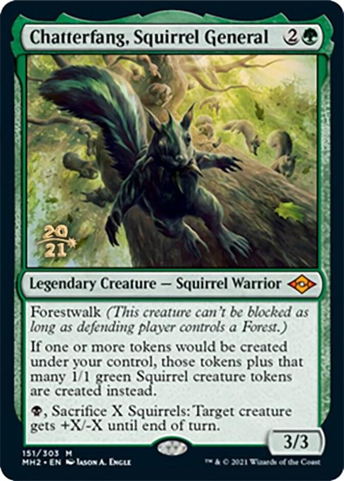 Chatterfang, Squirrel General [Modern Horizons 2 Prerelease Promos] | Good Games Morley