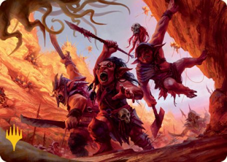 Goblin Art Card (Gold-Stamped Signature) [Dungeons & Dragons: Adventures in the Forgotten Realms Art Series] | Good Games Morley