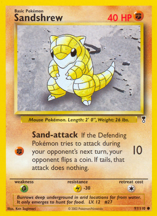 Sandshrew (91/110) [Legendary Collection] | Good Games Morley