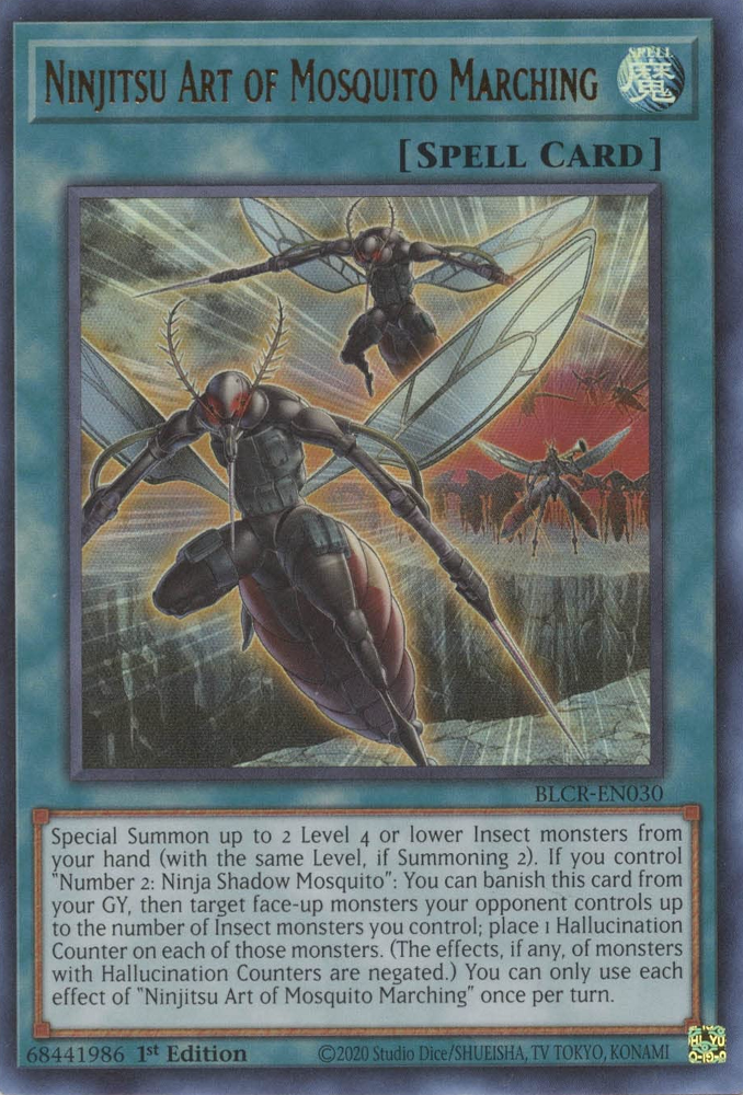 Ninjitsu Art of Mosquito Marching [BLCR-EN030] Ultra Rare | Good Games Morley