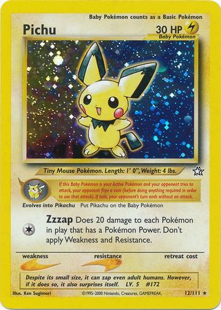 Pichu (12/111) [Neo Genesis Unlimited] | Good Games Morley