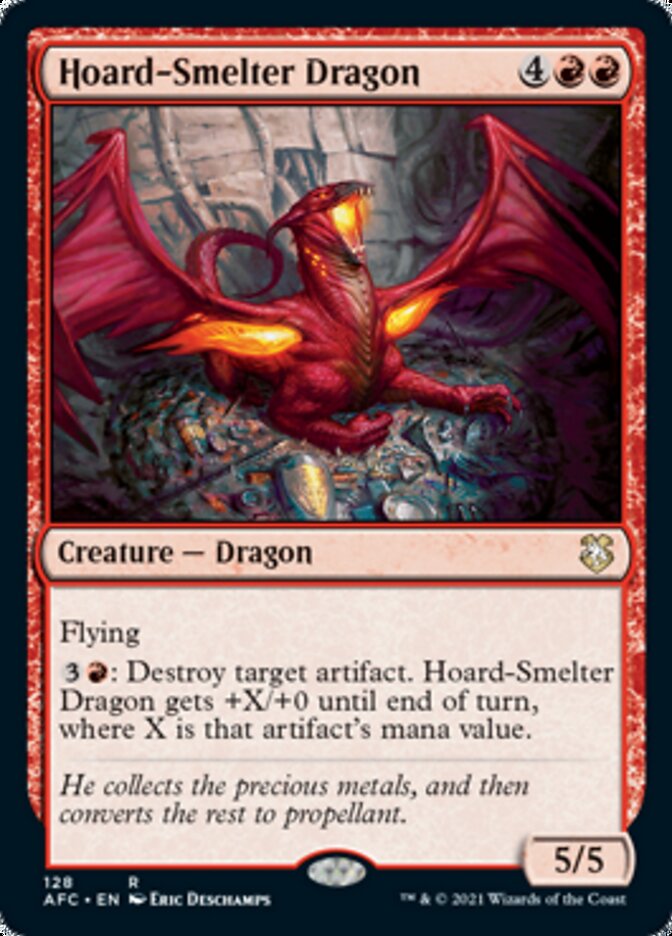 Hoard-Smelter Dragon [Dungeons & Dragons: Adventures in the Forgotten Realms Commander] | Good Games Morley