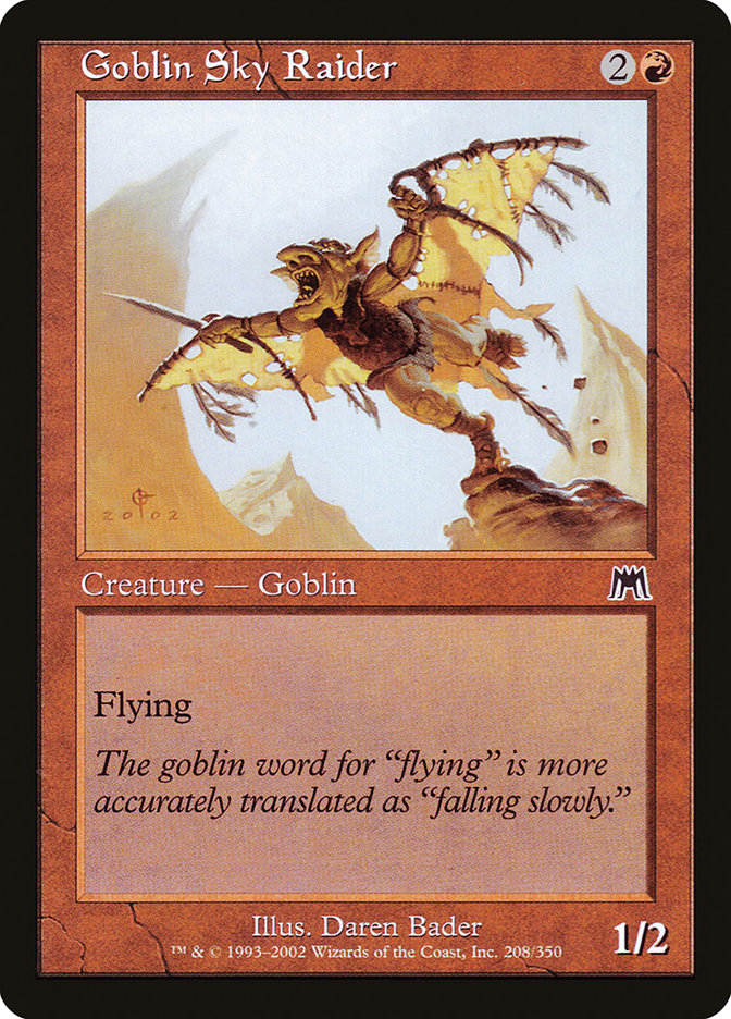 Goblin Sky Raider [Onslaught] | Good Games Morley