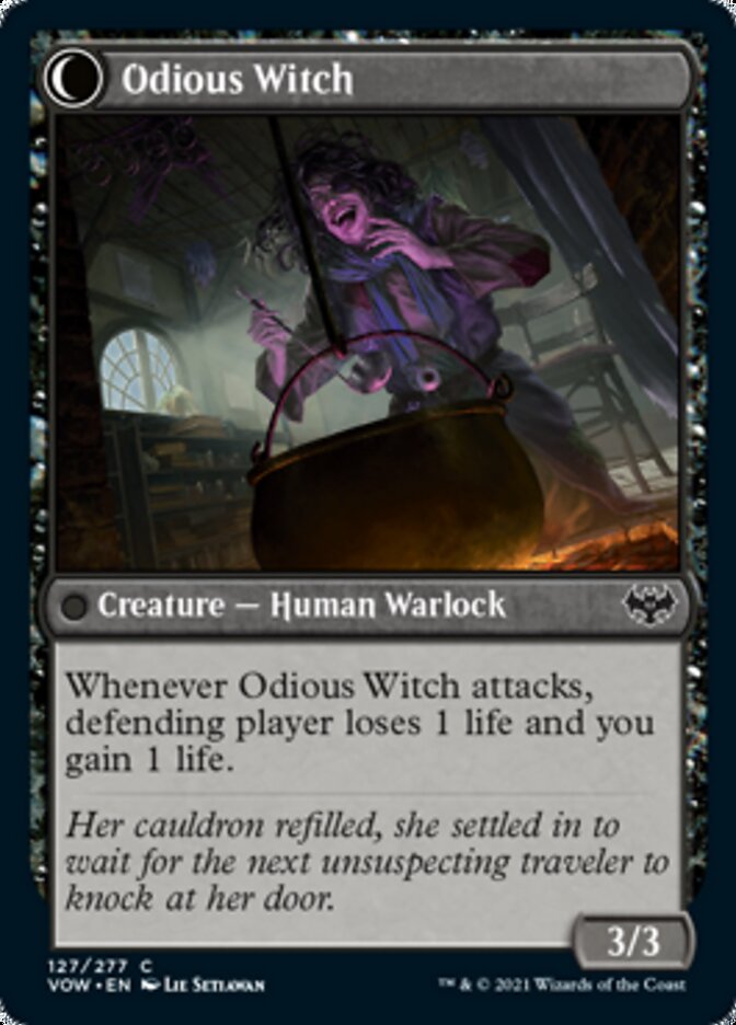 Ragged Recluse // Odious Witch [Innistrad: Crimson Vow] | Good Games Morley