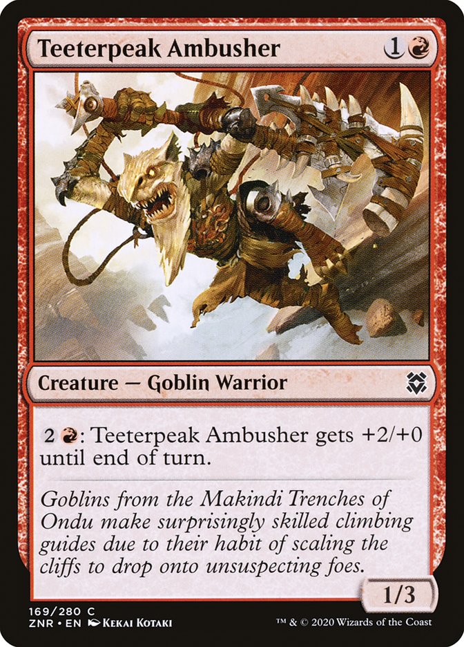 Teeterpeak Ambusher [Zendikar Rising] | Good Games Morley