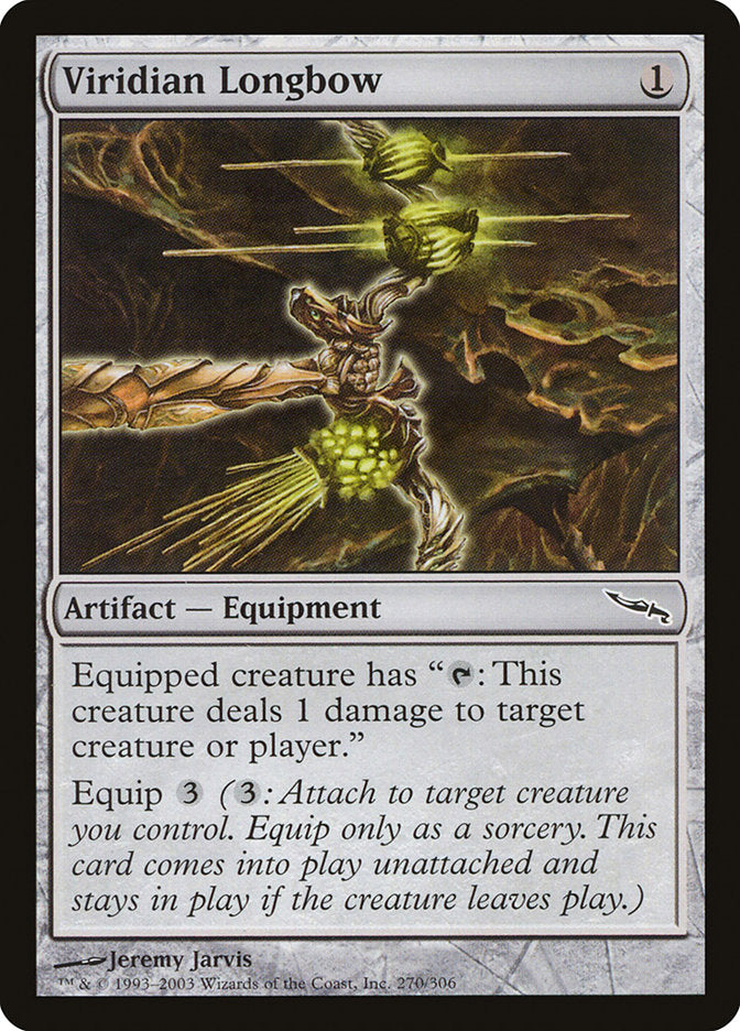 Viridian Longbow [Mirrodin] | Good Games Morley