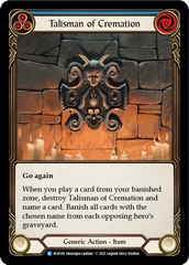 Talisman of Cremation [EVR189] (Everfest)  1st Edition Cold Foil | Good Games Morley