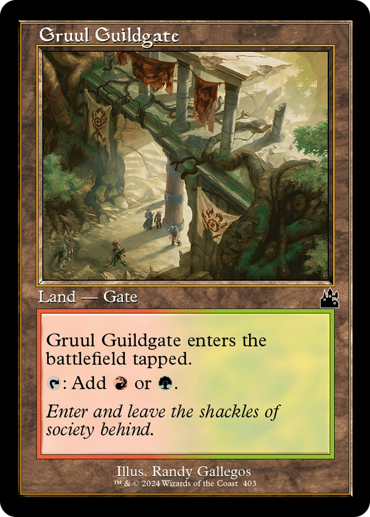 Gruul Guildgate (Retro Frame) [Ravnica Remastered] | Good Games Morley
