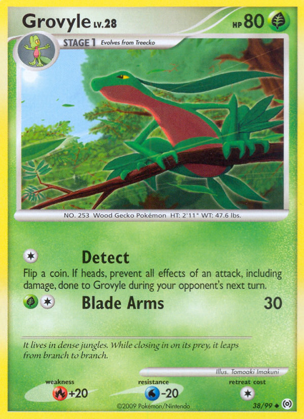 Grovyle (38/99) [Platinum: Arceus] | Good Games Morley
